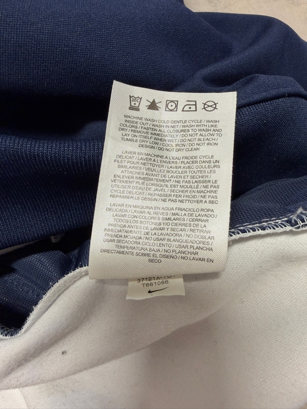 Nike Detroit Tigers MLB Zip Up Jacket XL Colorblock Navy White Orange - Picture 8 of 9